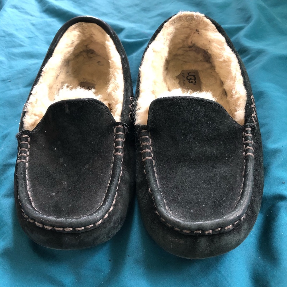 Black Suede UGG Slipper